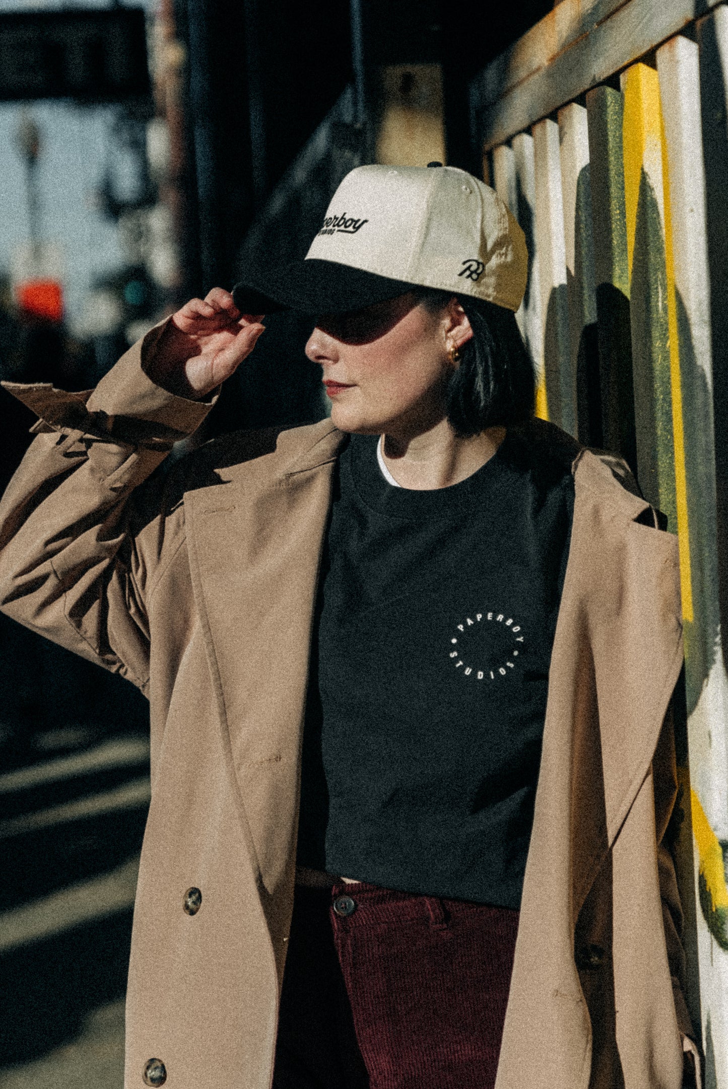 OG Paperboy Studios | Black & Natural Hat