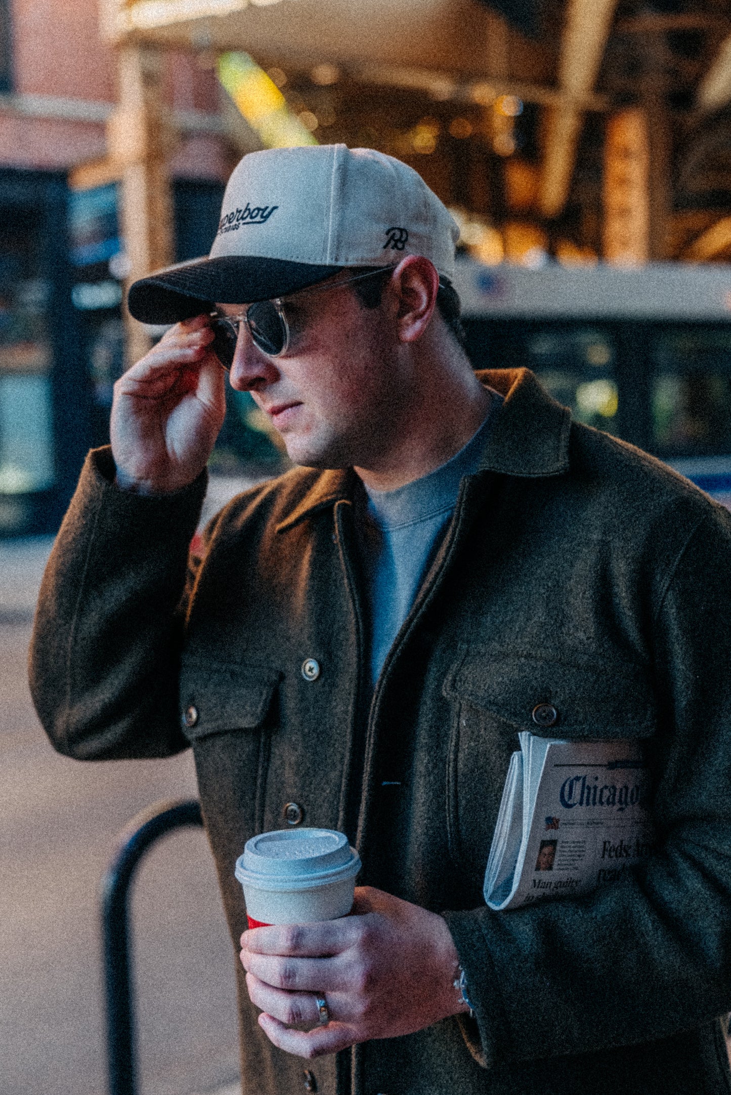 OG Paperboy Studios | Black & Natural Hat