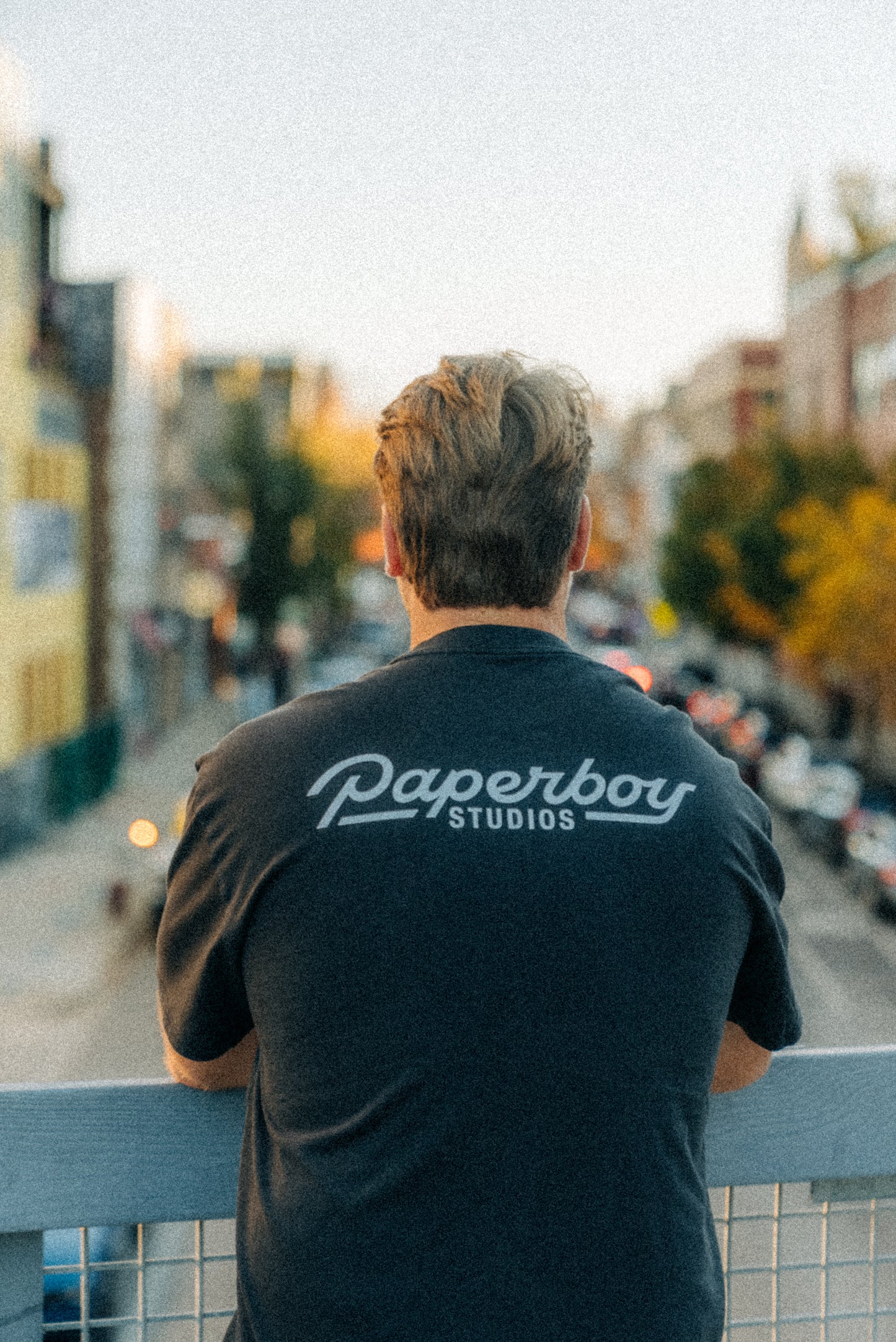 Paperboy Studios Oversized Heavy Tee | Faded Black