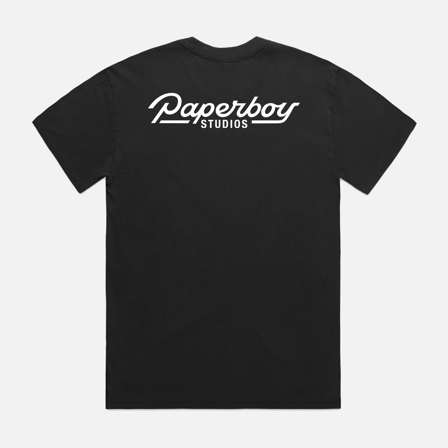 Paperboy Studios Oversized Heavy Tee | Faded Black